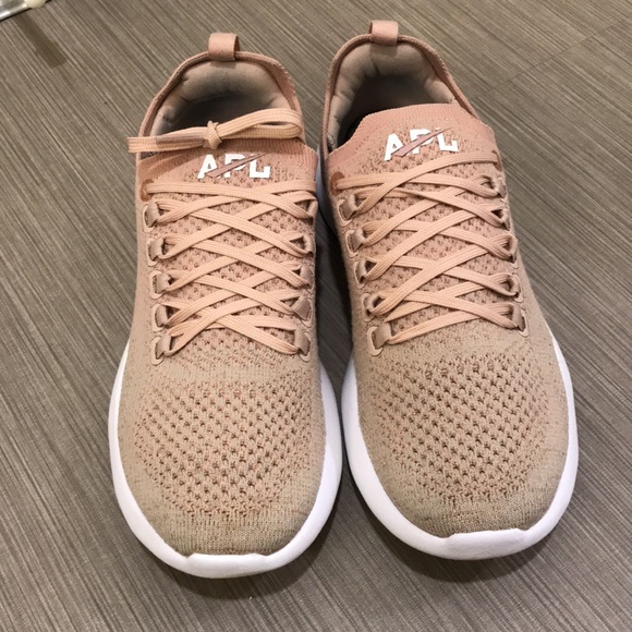 APL Techloom breeze running shoes light pink color size 8 - Picture 2 of 11